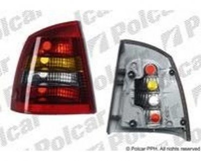 Фото автозапчасти фонарь задний OPEL ASTRA G, 98- (1222077) Polcar 5508879E