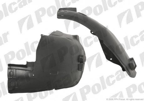 Фото автозапчасти подкрылок правый OPEL ASTRA H, 04- (13 06 014, 13125605) Polcar 5509FP-2