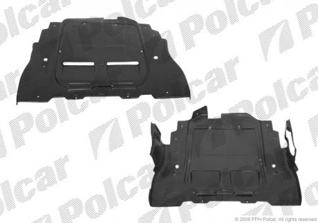 Защита под двигатель VECTRA C 02- (5212605) Polcar 551834-5