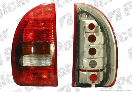 Фото автозапчасти фонарь задний OPEL CORSA/COMBO,93- (1223490, 90444809, 08108) Polcar 5555870E