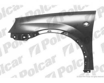 Фото автозапчасти крыло переднее левое OPEL CORSA 01- (1101031, 9196448) Polcar 555601J