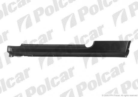 Фото автозапчастини поріг правий OPEL CORSA, 01- Polcar 555642