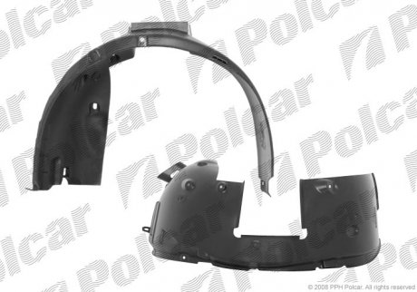 Подкрылок левый OPEL CORSA 01- Polcar 5556FL1X (фото 1)