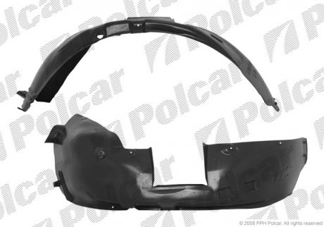 Подкрылок правый OPEL CORSA 01-/03- (61 01 332) Polcar 5556FP1