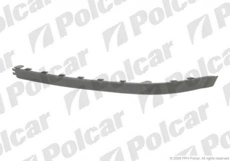 Спойлер переднего бампера левый OPEL CORSA, 04- (1405044) Polcar 5557251