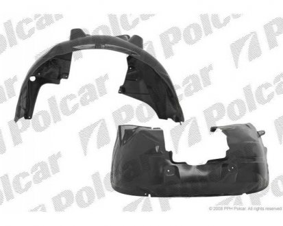 Фото автозапчасти подкрылок правый OPEL CORSA 06- (61 01 354) Polcar 5558FP1