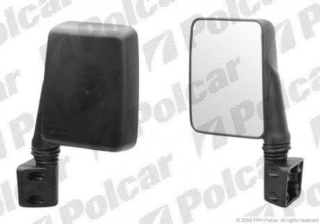 Дзеркало зовнішнє правий Polcar 5701521M (фото 1)