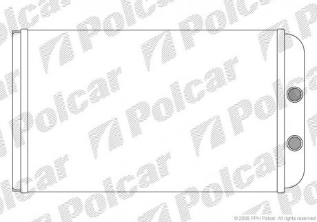 Радіатор обігріву JUMPER 94- (46722710, 6448H8) Polcar 5702N8-2 (фото 1)