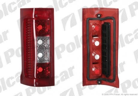 Фото автозапчасти фонарь задний PEUGEOT BOXER, 02- (6350Q5, 6350Q4, 6350AR, 1328428080) Polcar 570487E