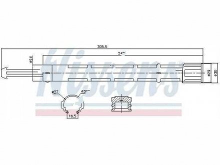 Фото автозапчасти осушувач Polcar 5704KD-1