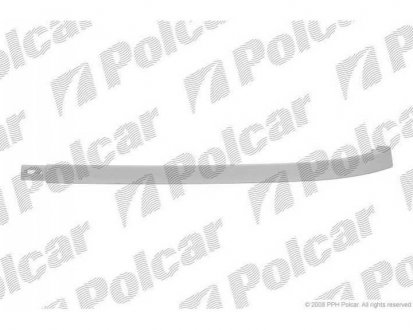 Накладка під фару (вія) лівий PEUGEOT 306, 93- (7810-83) Polcar 5707061R (фото 1)