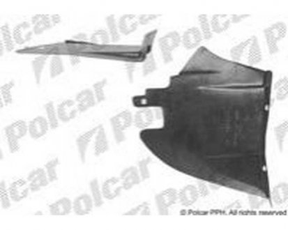 Фото автозапчасти подкрылок левый PEUGEOT 306, 93-(7136F9) Polcar 5707FL14T (фото 1)