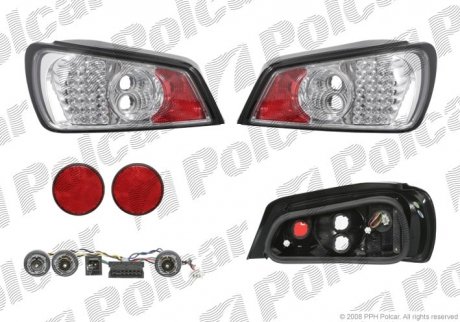 Фото автозапчасти фонарь задний PEUGEOT 306, 97- Polcar 5708915E