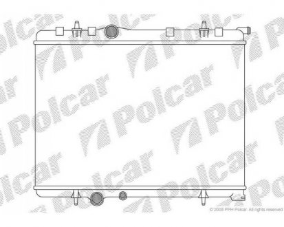 Фото автозапчастини радіатор охолодження XSARA II 00- (133085) Polcar 5710082X