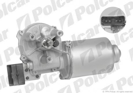 Моторчик стеклоочистителя PEUGEOT 206 97- (6405F8) Polcar 5723SWT2 (фото 1)