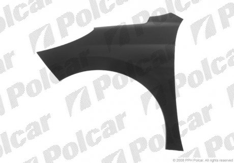 Фото автозапчасти крыло переднее правое PEUGEOT 207 (7841 V0) Polcar 572402