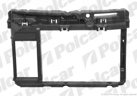 Панель передня P.207/C3 05- (7104LA, 7104AF) Polcar 5724042 (фото 1)
