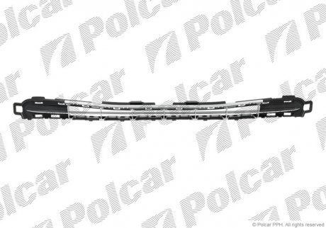 Фото автозапчасти решетка в бампере PEUGEOT 207 (7422C2) Polcar 5724279J