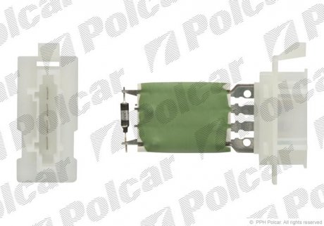 Регулятор вентилятора кабины Peugeot 207 (6441V8) Polcar 5724KST1X (фото 1)
