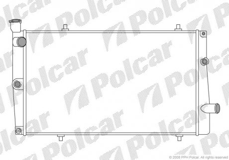 Фото автозапчасти радиаторы охлаждения /POL-/ Polcar 5737086