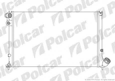 Радіатор охолодження Polcar 5746085