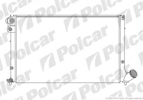 Радіатор охолодження Polcar 5746085X