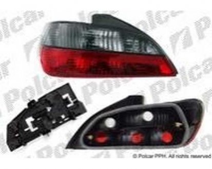 Фото автозапчасти фонарь задний PEUGEOT 406, -99 (6351E8, 6350-E8) Polcar 5746880E