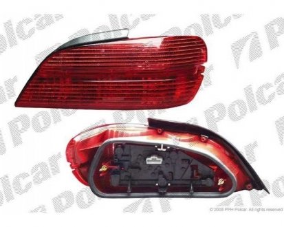 Фото автозапчасти фонарь задний PEUGEOT 406, 99- (6351L5) Polcar 574788-E