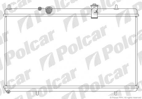 Радіатор охолодження Polcar 574808-4 (фото 1)