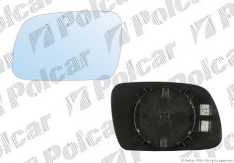 Фото автозапчасти вставка наружного зеркала правая PEUGEOT 407, 04- (8151GH, 8151GW) Polcar 5748551M