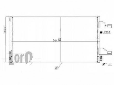 Фото автозапчасти радиатор кондиционера DUCATO/BOXER/JUMPER (6455FS, 1344098080, 1610136780, 6455HE, 6455EQ, 1361236080, 1623816180, 139198 Polcar 5770K8C1