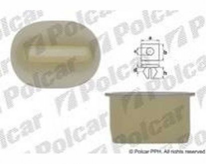 Фото автозапчастини монтажний елемент FIAT PANDA, 03- (7754387, 7622606) Polcar 6001569 (фото 1)