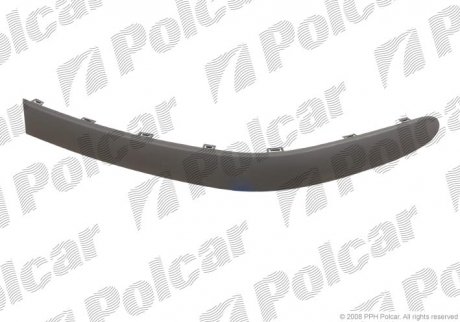 Фото автозапчасти молдинг бампера левый RENAULT MEGANE 99- (7700426530) Polcar 6011075