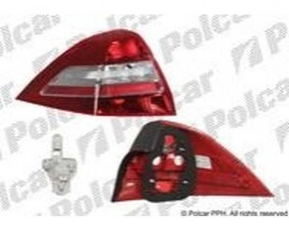 Фото автозапчастини ліхтар задній MEGANE II 06-08 (8200417347) Polcar 6013882E