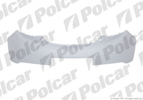 Фото автозапчастини бампер задній MEGANE III, 10.08- (850220057R) Polcar 6014962J