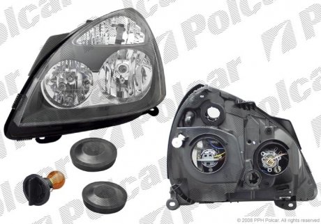 Фото автозапчасти фара основная RENAULT CLIO II, 01-(260103089R, 260108120R, 82 00 281 614, 7701051770, 7701057658, 7701051733, 7700 Polcar 6016100E