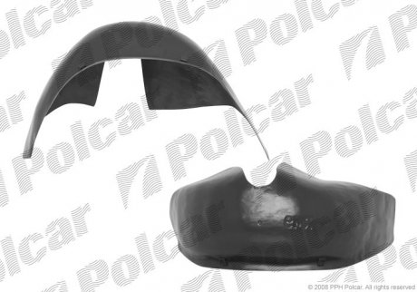 Фото автозапчасти подкрылок правый RENAULT 19 Polcar 6019FP-5