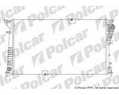 Фото автозапчасти радіатор охолодження Polcar 6027082X