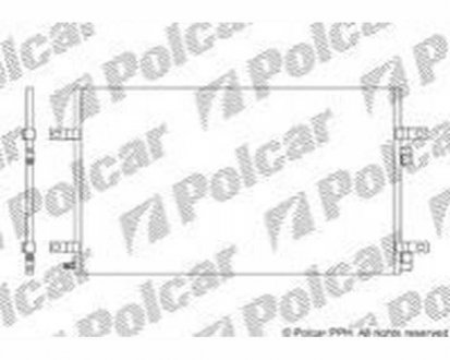 Фото автозапчастини радіатор кондиціонера Polcar 6037K8C1 (фото 1)