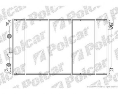 Фото автозапчастини радіатор охолодження Polcar 6042083X