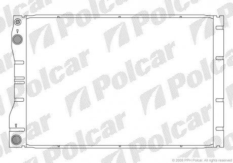 Радіатор охолодження ESPACE III (6025312321) Polcar 6051081X