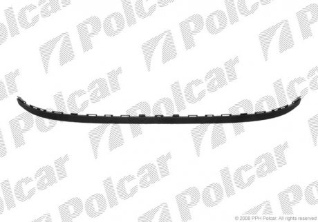 Спойлер бампера переднього CLIO III, 05-09 (8200682315) Polcar 605525J