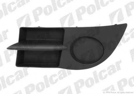 Решетка в бампере левая RENAULT CLIO II, 01- (7702-295-498) Polcar 6057273 (фото 1)