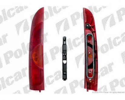 Фото автозапчасти фонарь задний RENAULT KANGOO, 97- (7700308716) Polcar 606088E