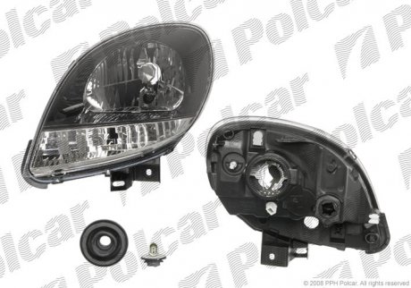 Фото автозапчасти фара основная RENAULT KANGOO II (260104911R, 7701062427) Polcar 6061102E