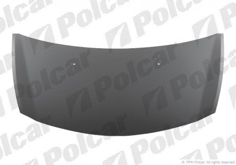 Капот CLIO III (R0/1), 09- (7751479109) Polcar 606403 (фото 1)
