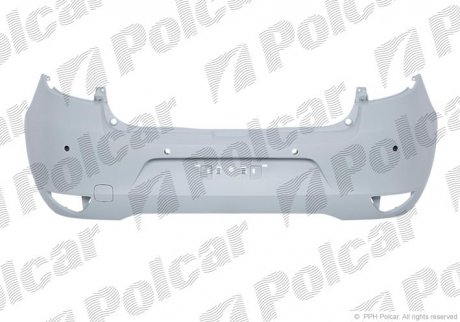 Бампер задній CLIO III (R0/1), 09- (7701479252) Polcar 6064961J