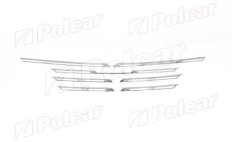 Фото автозапчасти накладка решетки MEGANE, 04.16-(9601-037-48R) Polcar 60C3052