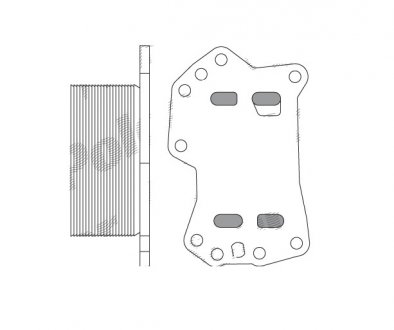 Фото автозапчасти радіатор масла Polcar 60X2L8-2