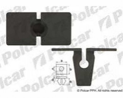 Фото автозапчастини монтажний елемент Volkswagen GOLF III, 92- (1H0853947) Polcar 6407265